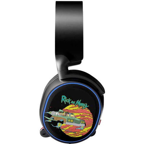 Adult Swim Rick and Morty Family Wagon SteelSeries Arctis 3 Skin